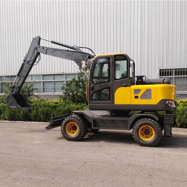 Quality Heavy Duty Construction Equipment Wheeled Excavator Rotary Wheel Wood Grabber for sale