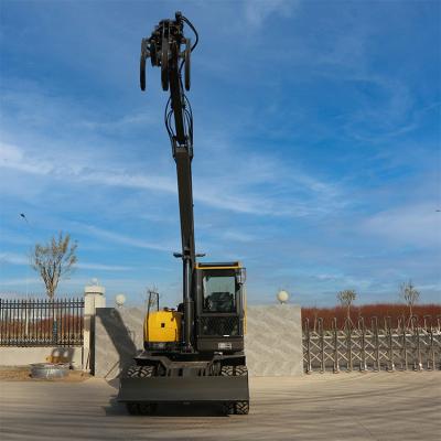 China 55KW Earthwork Projects Hydraulic excavator For Large 7ton Wheel Excavator for sale