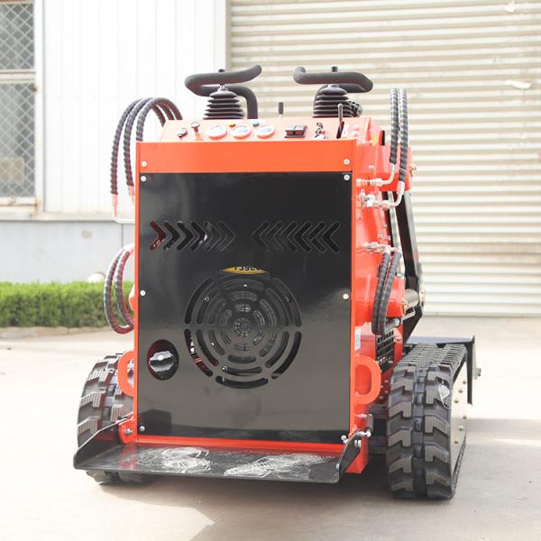 Quality ZHONGMEI Wheel Tracked Skid Steer Loader 25 L Fuel Tank Mini Skid Steer Loaders for sale