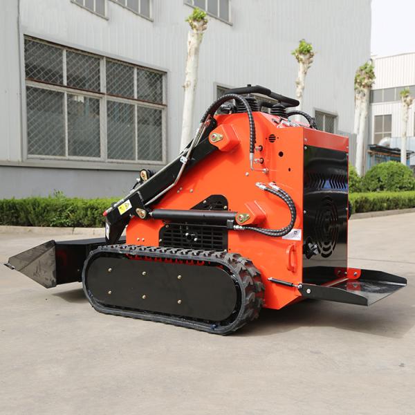 Quality ZHONGMEI Wheel Tracked Skid Steer Loader 25 L Fuel Tank Mini Skid Steer Loaders for sale