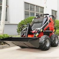 Quality ZHONGMEI Wheel Tracked Skid Steer Loader 25 L Fuel Tank Mini Skid Steer Loaders for sale