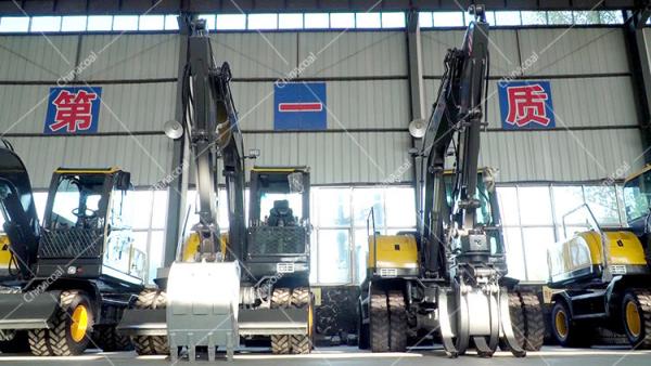 Quality Construction Crushing Large Excavator Big Wheel Excavator With Horsepower for sale