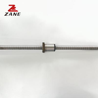 China DIN CNC Lead Screw Trapezoidal Thread 12mm Lead Screw With Bronze Ball for sale