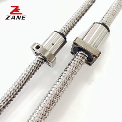 China High Precision  Gcr15 C5 Ball Screw Grinding C7 Rolled Ballscrew for sale