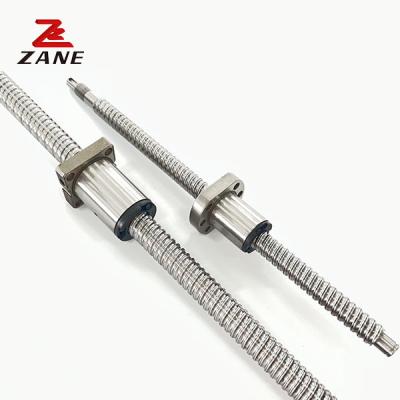 China 22mm Cold Rolled Ball Screw Shaft End Mechanized Linear Motion Lead Screw for sale