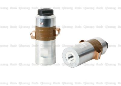 China 15Khz Ultrasonic Welding Transducer With 4pcs Pizoelectric Ceramics 9 - 13.5nf Capacity for sale