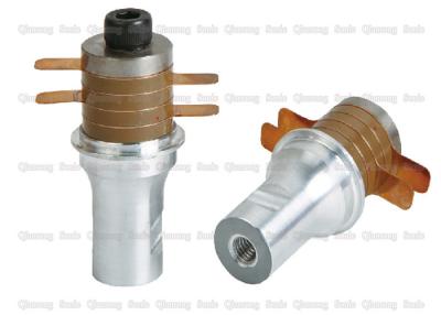 China Flange Type Reverse Horn  Ultrasonic Piezoelectric Transducer , Sealing High Power Ultrasonic Transducer for sale