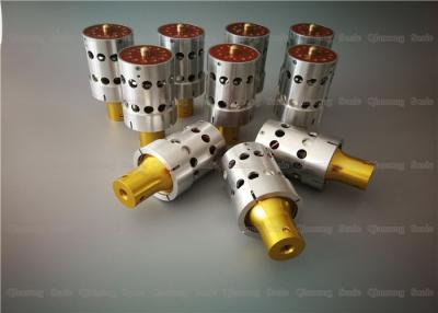 China El transductor modificado para requisitos particulares de la aleación de aluminio del OEM 20Khz con el frente del oro del estilo de Dukane se forma en venta