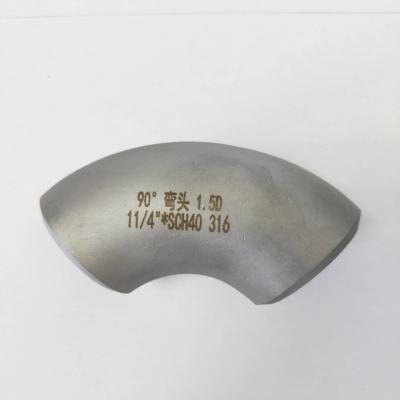 China Cotovelo sem emenda de aço inoxidável do encaixe de tubulação de ASTM à venda