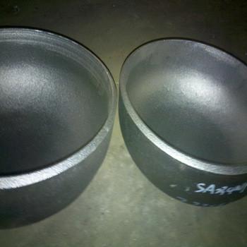 China Black Painting 24 Inch 600MM Carbon Steel Buttweld Caps for sale
