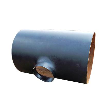 China En 10253 Butt Weld 3/4'' Equal Seamless Carbon Steel Pipe Tee for sale