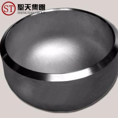 China DN80 Large End SCH20 Carbon Steel Pipe Cap For Rectangular Tube for sale