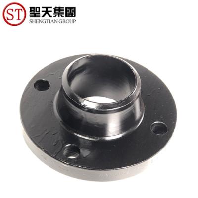 China Metric Industrial Pipe Adapter Collar Dn15 Pipe Plate Flange 6 Hole PN6 for sale