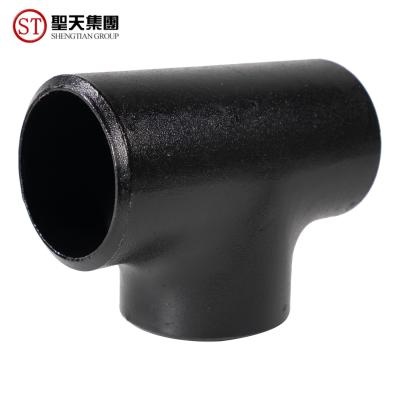 China Seamless Welded Reducing 1.4403 Stainless Steel Equal Tee Pipe Fitting Sch10s for sale
