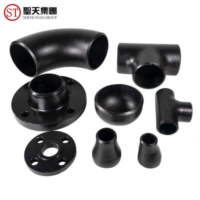 China Ss304 Sch5 Butt Weld Reducing Tee Stainless Steel Pipe Fitting for sale