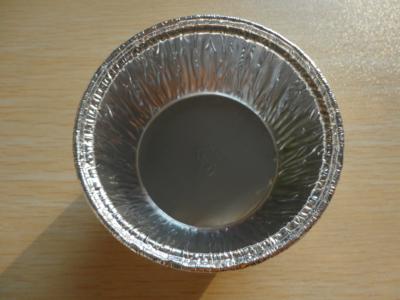 China Thailand Airlines Aluminum Foil cups / Brownies Round foil baking trays for sale