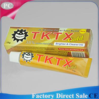 China Yellow TKTX38% Topical Anaesthetic Numb Pain Killer Cream Pain Relief Cream For Permanent Makeup Factory Supply for sale