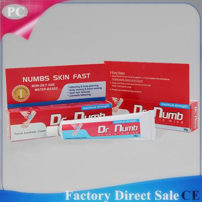 China 30g Dr. Numb Anaesthetic Numb Pain Stop Cream Pain Relief Cream For Micro Needle Factory for sale