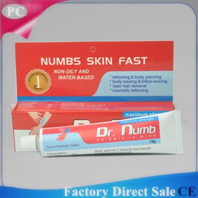 China 10g Dr Numb Painless Topical Anesthetic Cream For Laser Hair Removal Permanent Makeup for sale