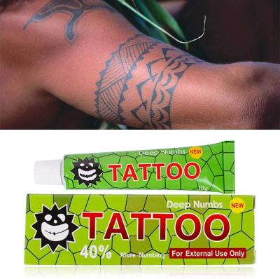 China 40% Green Tktx Numbing Cream Numb Topical Pain Relief Cream For Electrocautery Tattoo Permanent Makeup for sale