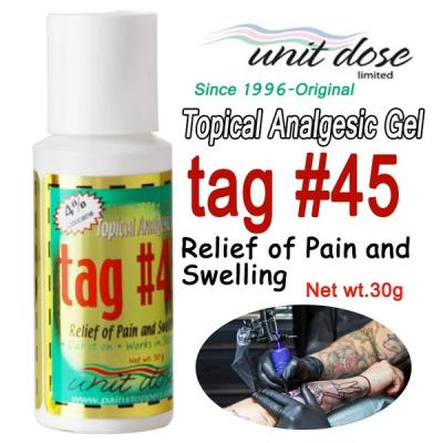 China Factory Tktx Tag45 Topical Anesthetic Gel Numbing Piercing Waxing Tattoo Supply for sale