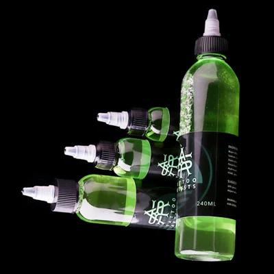 China 240ml Tattoo Soap Cleaning Solution Analgesic Effect Wound Tattoos Relieve Redness Green Algae Soap Cleaning Liquid for sale