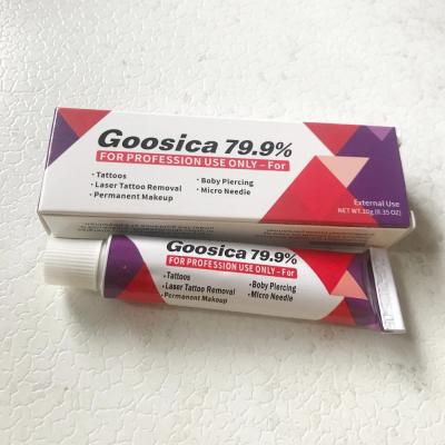 China OEM Factory Price Wholesale Original Real 10g 79.9% Goosica Numbing Cream Pain Killer Cream For Permanent Makeup for sale