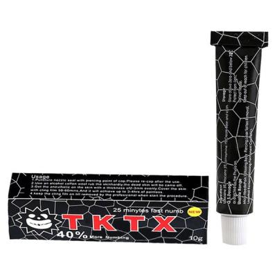 China Black tktx40% Anaesthetic Numb Pain Stop Cream Pain Relief Cream For Micro Needle Factory Supply for sale