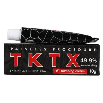 China Black tktx40%Anaesthetic Numbs Skin Fast Cream No Pain Cream Pain Relief Cream For Tattoo Makeup Factory Supply for sale