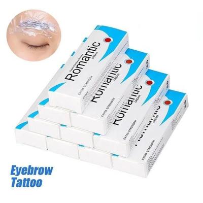 China Romantic Tattoo Pain Killer Numb Product Pain Relief Pain Stop Painless Anaesthetic Numb Cream For Permanent Makeup for sale