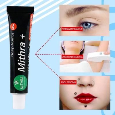 China Mithra Skin Fast Numb Tattoo Pain Killer Cream For Permanent Makeup for sale