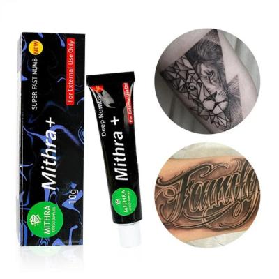 China Mithra Tattoo Pain Killer Cream Pain Stop No Pain Relief Pain Anaesthetic Numb Cream For Permanent Makeup for sale
