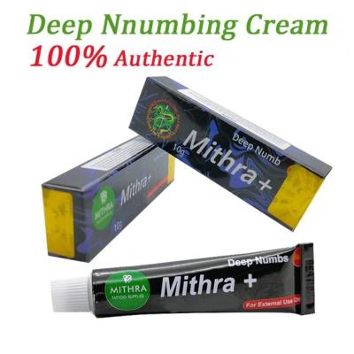 China Mithra Tattoo Pain Killer Numb Product Pain Relief Stop Pain Painless Anaesthetic numb cream For Permanent Makeup for sale