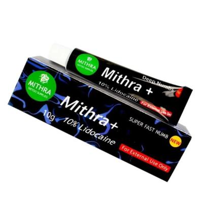China Mithra Tattoo Pain Killer Numb Product Pain Relief Stop Pain Painless Anaesthetic numb cream For Permanent Makeup for sale