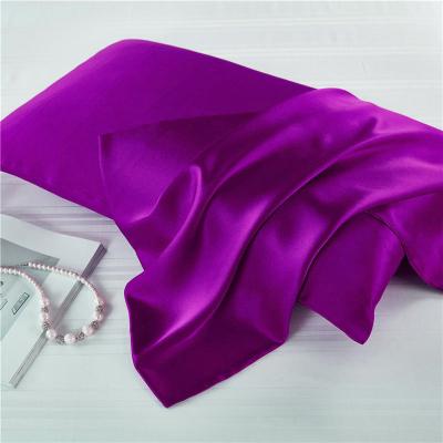 China Tela de seda cruda púrpura por la yarda, paño de seda crudo tejido Momme del vegano 22 en venta