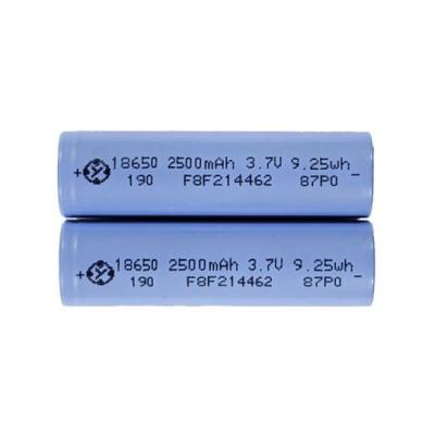 China Multifunctional 18650 Lithium Battery 3.7V 2500MAH For RC Drone for sale