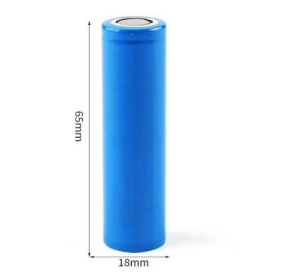 China 3.7V 2200MAH 18650 Lithium Battery Cylindrical For Flashlight for sale