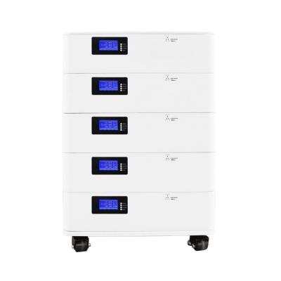 China Bluetooth Three Phase Solar Inverter Dry Contact LifePO4 Battery Pack 5KWH 10KWH  For Solar Energy Storage System for sale