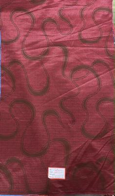 China Fire Retardant 2.1m Width 80gsm Knitted Mattress Fabric with Marron Design for sale