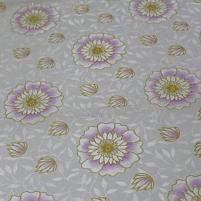 Chine Tissu respirable de satin de polyester de 5mm avec l'impression de modèle de fleur à vendre