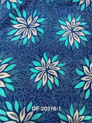 China 2.1m Wide 100gsm Polyester Tricot Fabric Flower Printing For Mattress Cover for sale