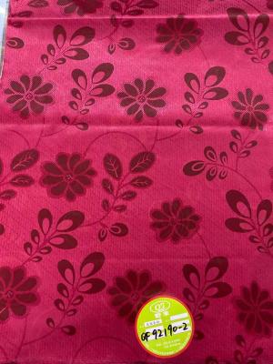 China 70gsm Knitted Mattress Fabric Wide 220cm Pink Pigment Print for sale