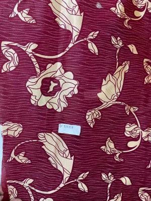 China Red Bottom polyester Mattress Fabric 100g/M2 Jacquard Quilted  2.3m Width for sale