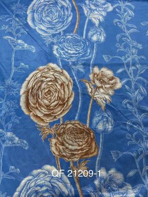 China Custom Flower Jacquard Mattress Quilt Fabric For Home Textile 100gsm for sale