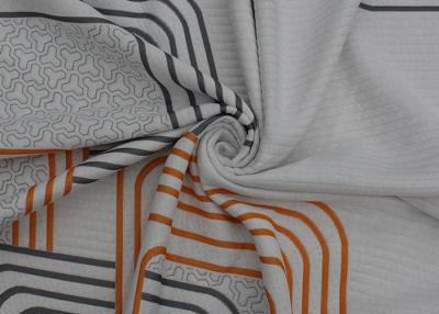 China Anti Allergic Elastic Knitted Jacquard Mattress Fabric Customization for sale