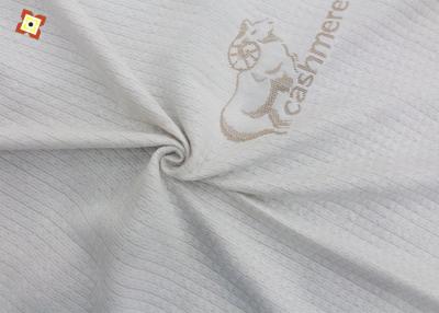 Китай Особенный продающ белую связанную оптовую продажу пятна ткани ткани тюфяка ткани жаккарда продается