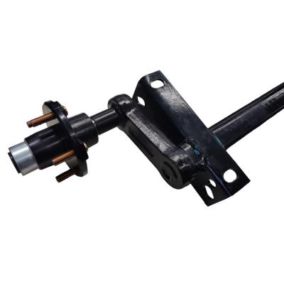 China 1500kg Trailer Torsion Axles Wheel Hub Trailer Axle With Mechanical Drum Brake for sale