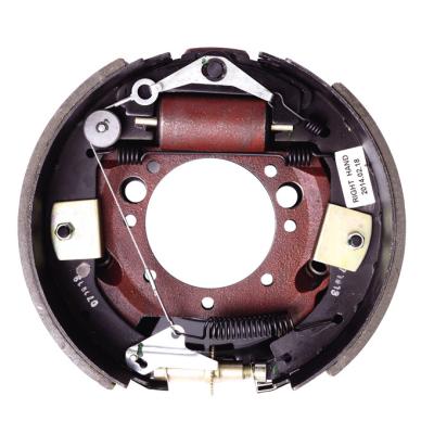 China Red 12.25''X4'' Trailer Drum Brake Assembly ISO TS16949 for sale