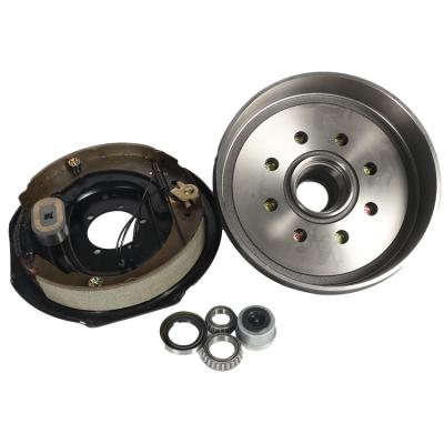 China ODM 8 Bolts 12 Inch Electric Brake Drums With Bearing Cup Pressed for sale