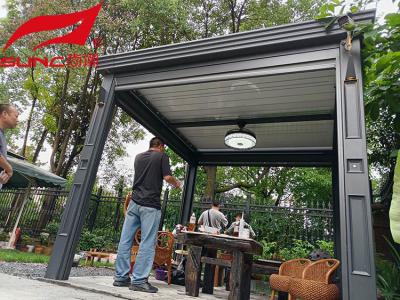 Китай Светлое моторизованное алюминиевое доказательство приведенное грызуна перголы для здания сада продается